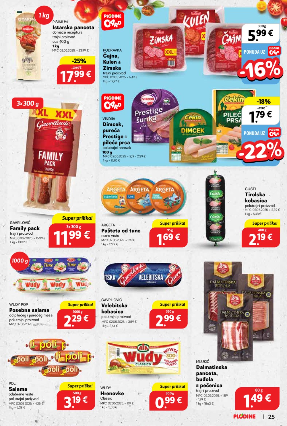 Plodine katalog Akcija 18.06.-24.06.2025.
