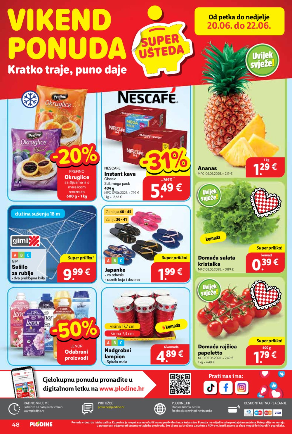 Plodine katalog Akcija 18.06.-24.06.2025.