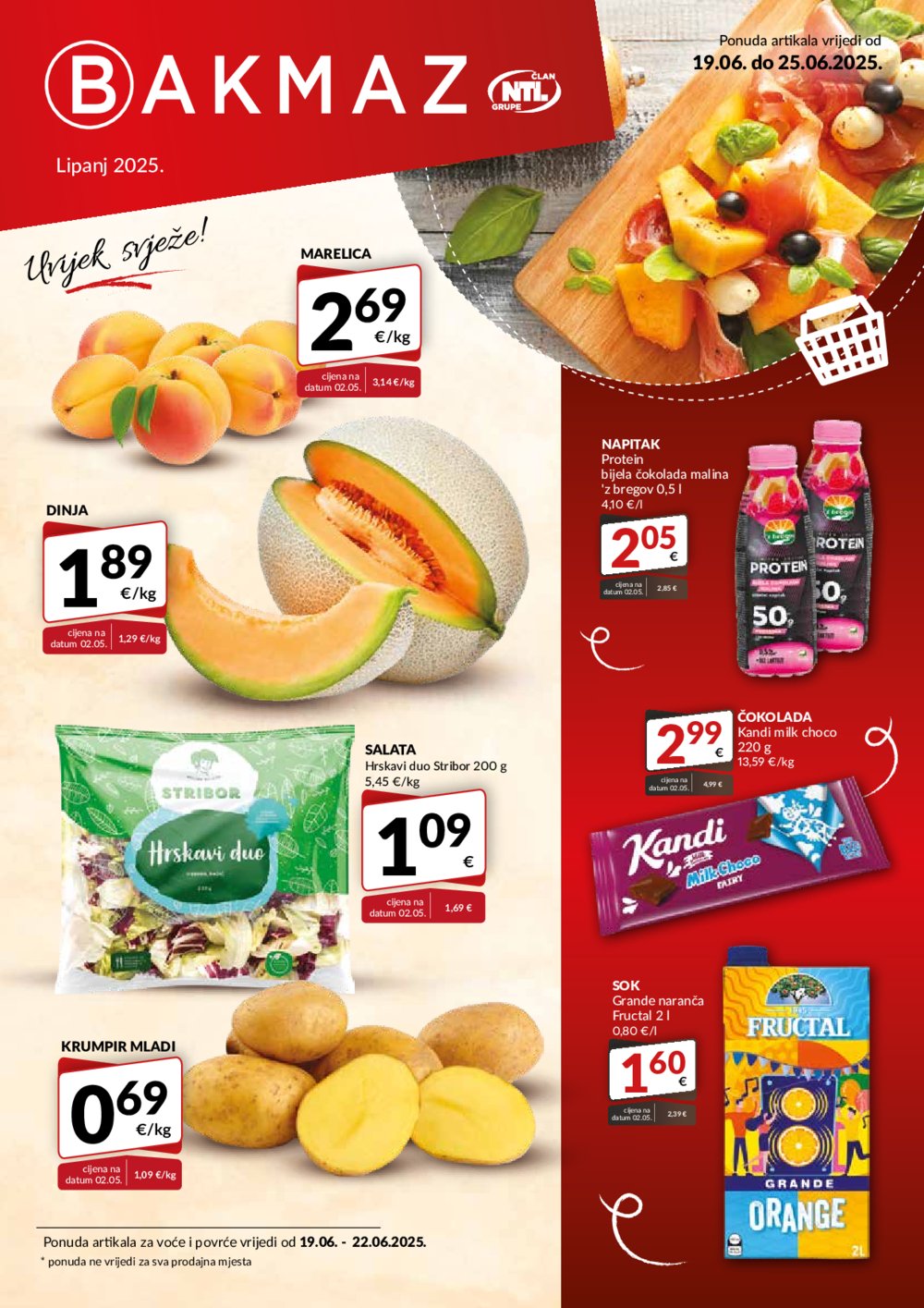 Bakmaz katalog Akcija 19.06.-25.06.2025.