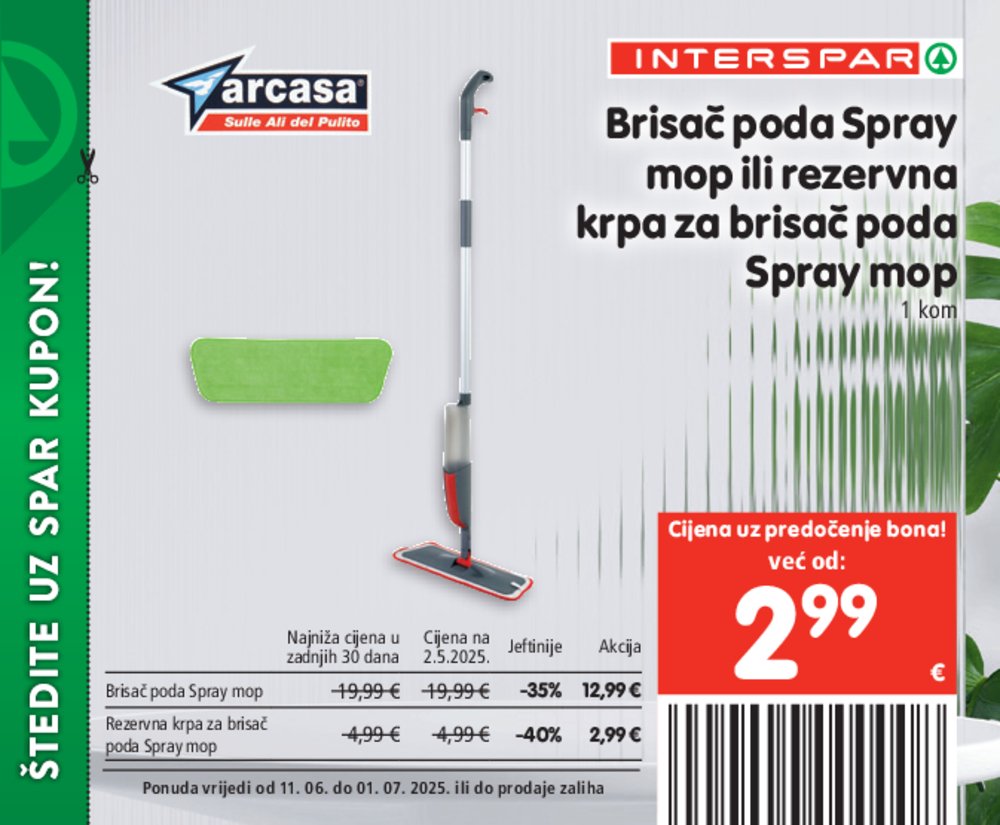 INTERSPAR posebne pogodnosti katalog Akcija 11.06.-01.07.2025.