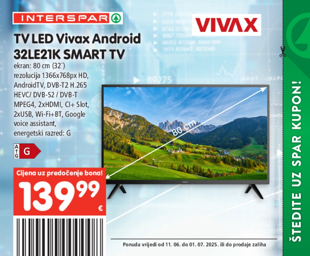 INTERSPAR posebne pogodnosti katalog Akcija 11.06.-01.07.2025.