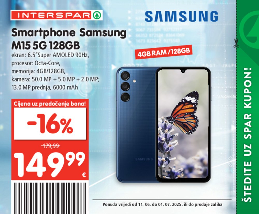 INTERSPAR posebne pogodnosti katalog Akcija 11.06.-01.07.2025.