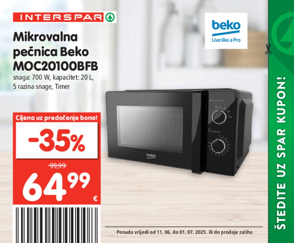 INTERSPAR posebne pogodnosti katalog Akcija 11.06.-01.07.2025.
