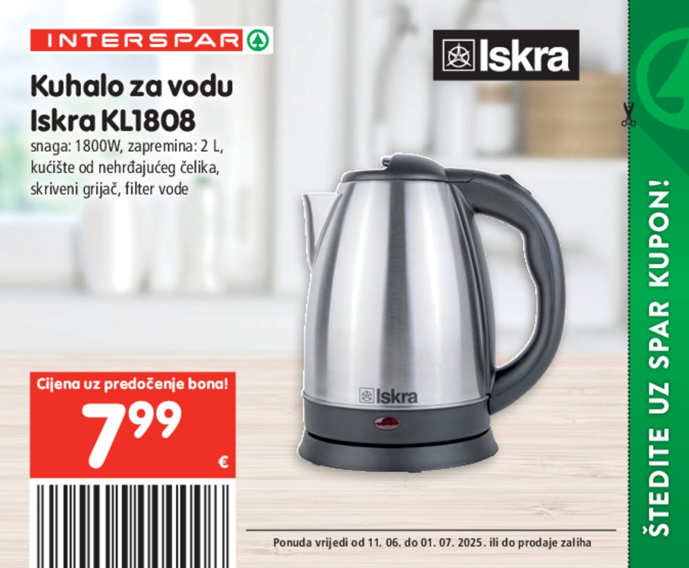 INTERSPAR posebne pogodnosti katalog Akcija 11.06.-01.07.2025.