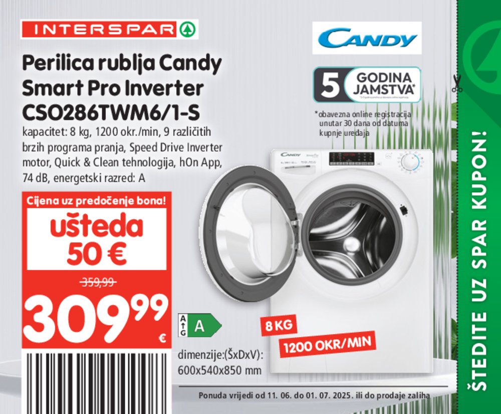 INTERSPAR posebne pogodnosti katalog Akcija 11.06.-01.07.2025.