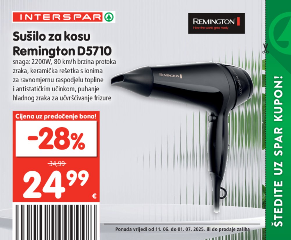 INTERSPAR posebne pogodnosti katalog Akcija 11.06.-01.07.2025.