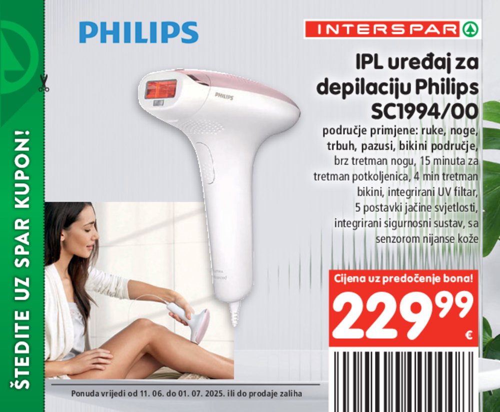 INTERSPAR posebne pogodnosti katalog Akcija 11.06.-01.07.2025.