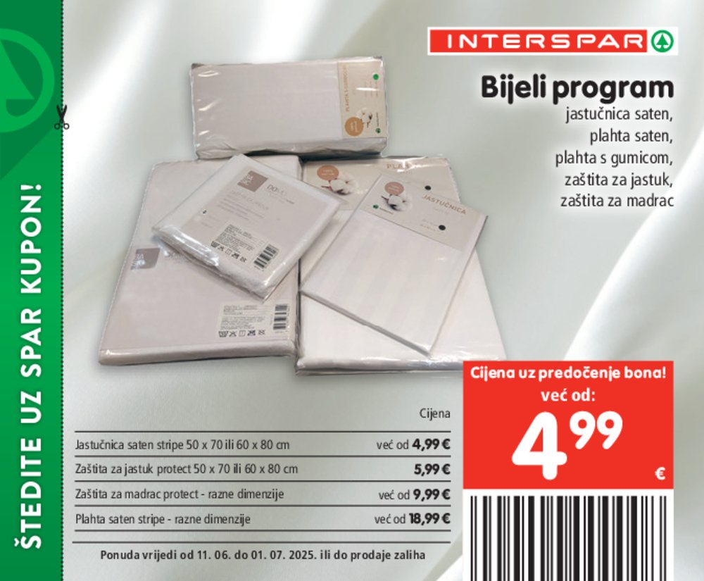 INTERSPAR posebne pogodnosti katalog Akcija 11.06.-01.07.2025.