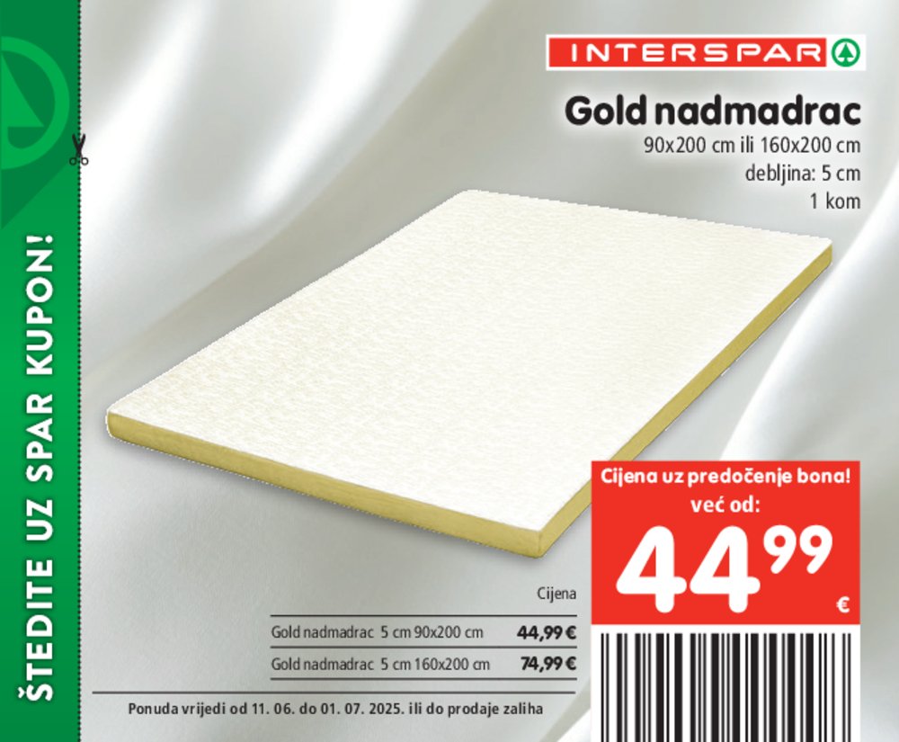 INTERSPAR posebne pogodnosti katalog Akcija 11.06.-01.07.2025.