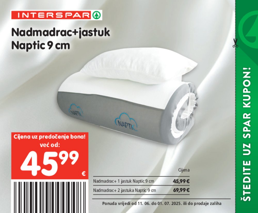 INTERSPAR posebne pogodnosti katalog Akcija 11.06.-01.07.2025.