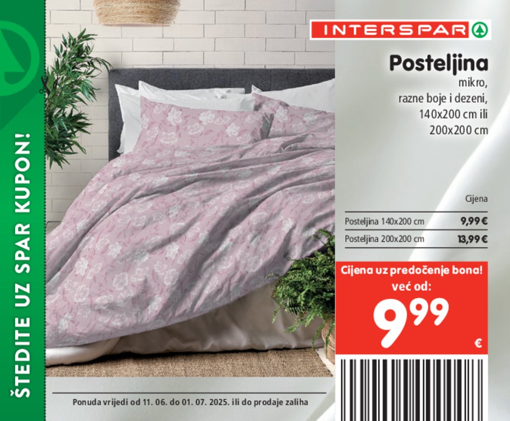 INTERSPAR posebne pogodnosti katalog Akcija 11.06.-01.07.2025.