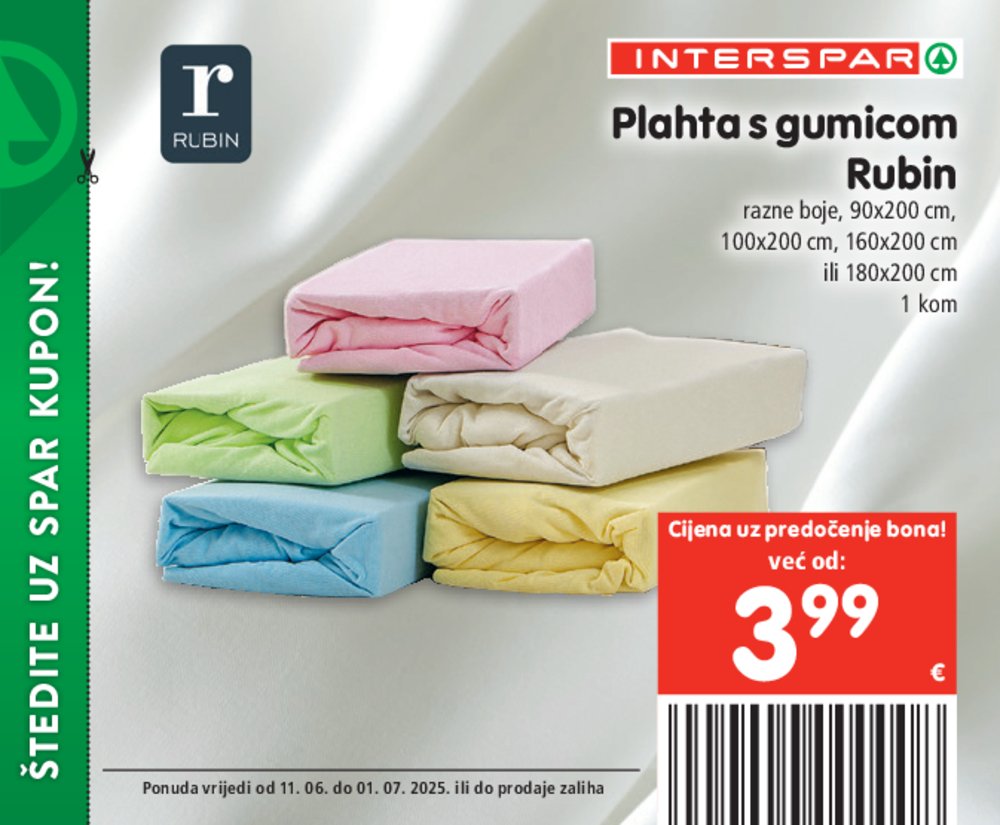 INTERSPAR posebne pogodnosti katalog Akcija 11.06.-01.07.2025.