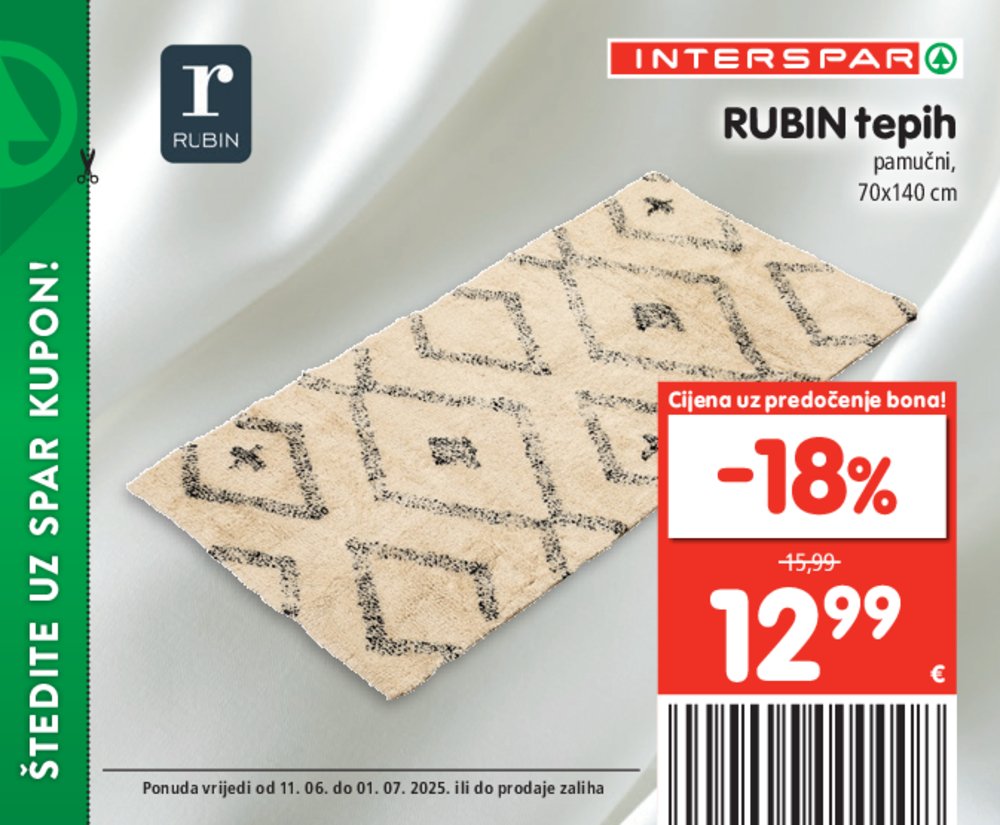 INTERSPAR posebne pogodnosti katalog Akcija 11.06.-01.07.2025.