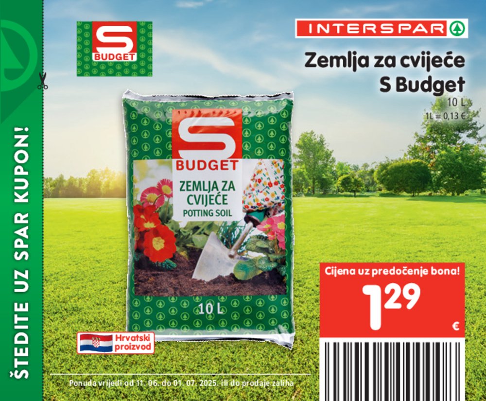 INTERSPAR posebne pogodnosti katalog Akcija 11.06.-01.07.2025.