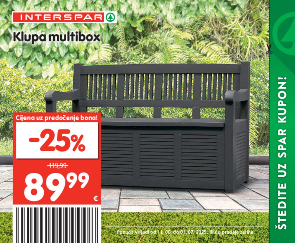 INTERSPAR posebne pogodnosti katalog Akcija 11.06.-01.07.2025.