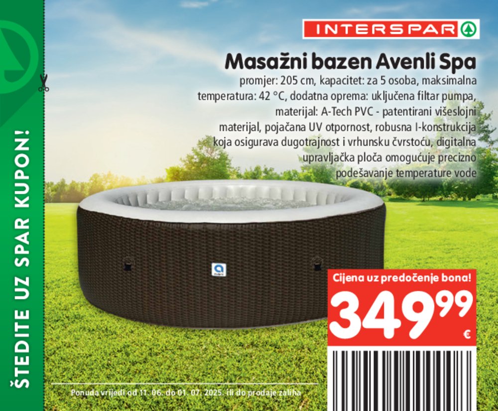INTERSPAR posebne pogodnosti katalog Akcija 11.06.-01.07.2025.