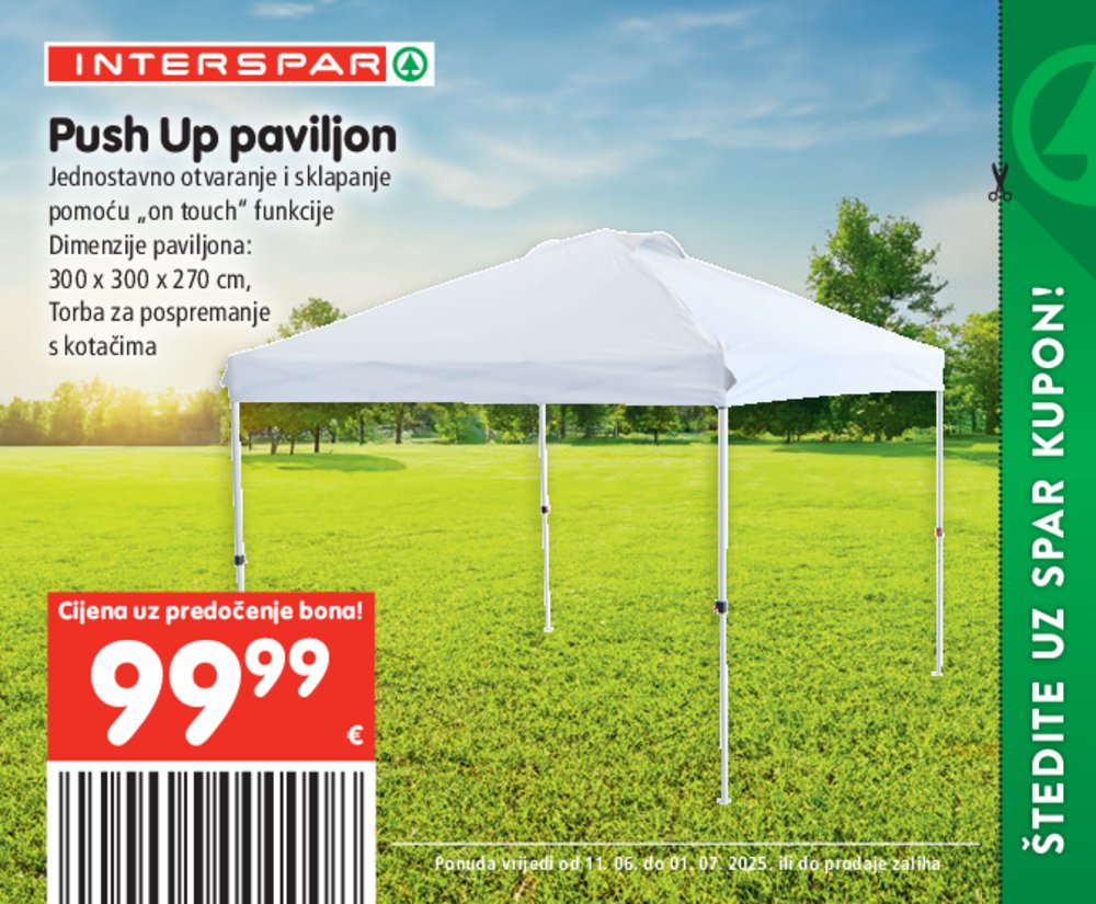 INTERSPAR posebne pogodnosti katalog Akcija 11.06.-01.07.2025.