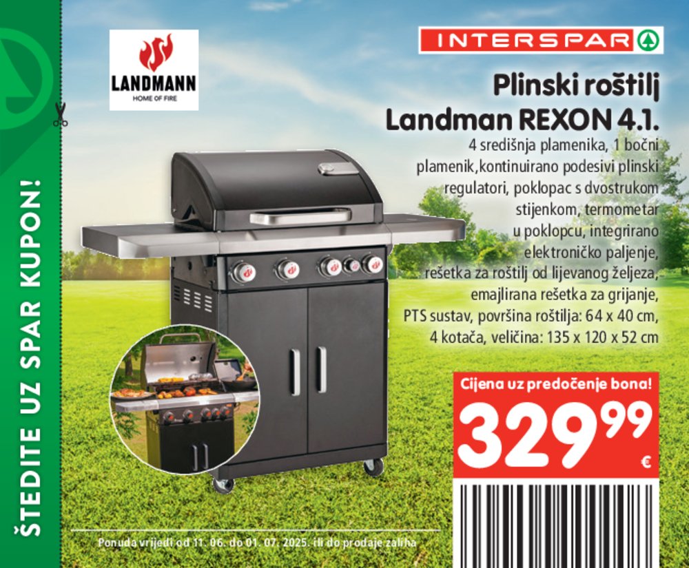 INTERSPAR posebne pogodnosti katalog Akcija 11.06.-01.07.2025.