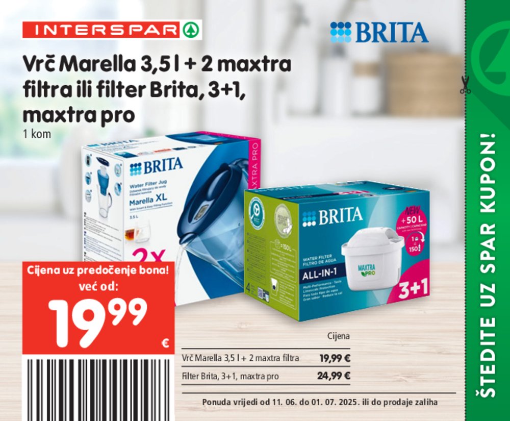 INTERSPAR posebne pogodnosti katalog Akcija 11.06.-01.07.2025.
