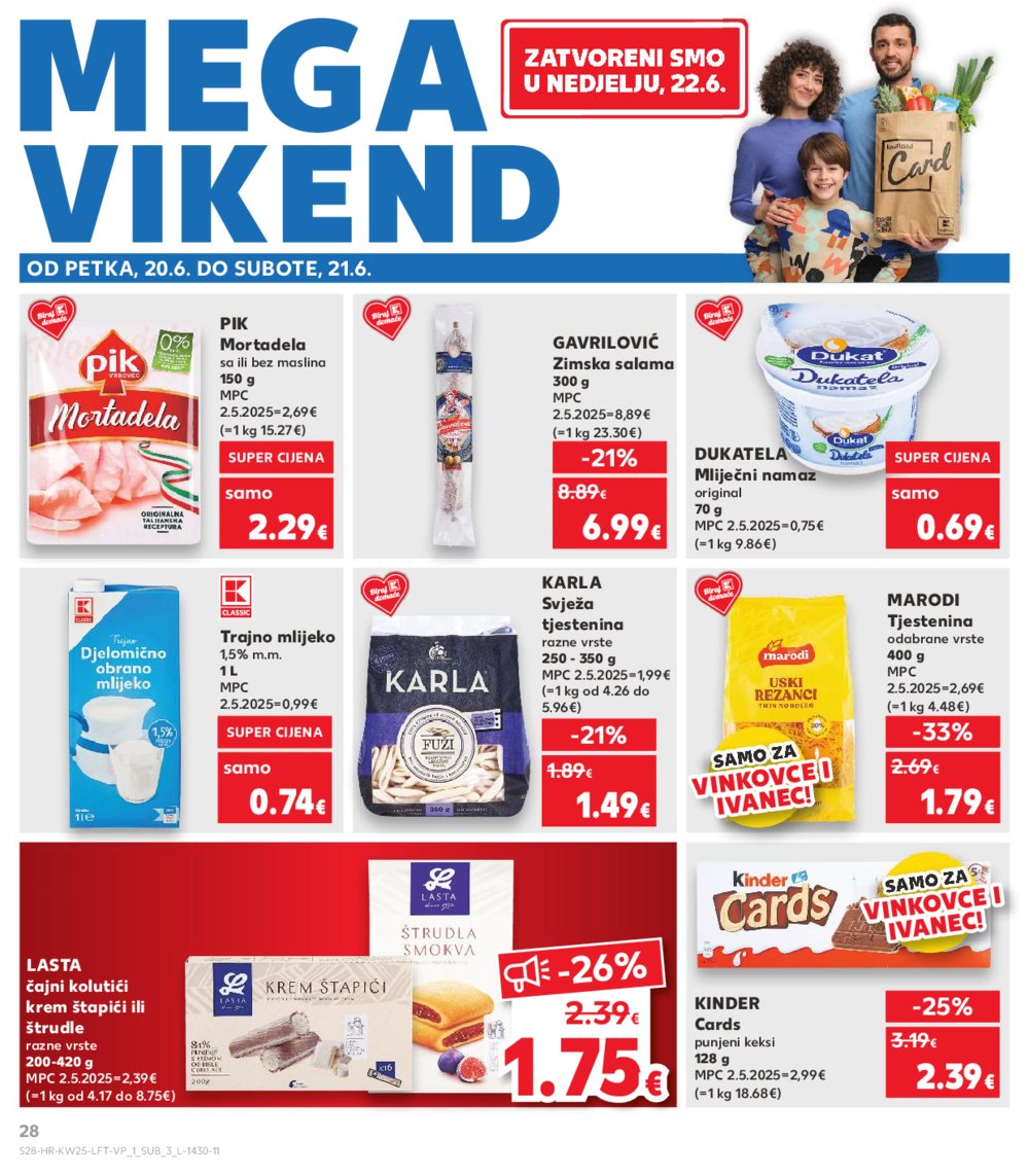 Kaufland katalog Akcija 18.06.-24.06.2025. Ivanec