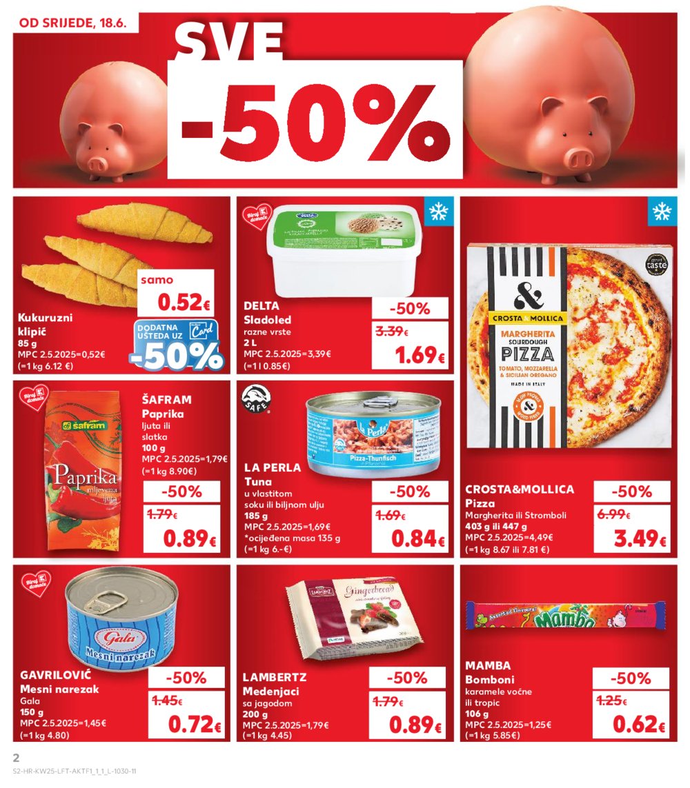 Kaufland katalog Akcija 18.06.-24.06.2025. Odabrane poslovnice
