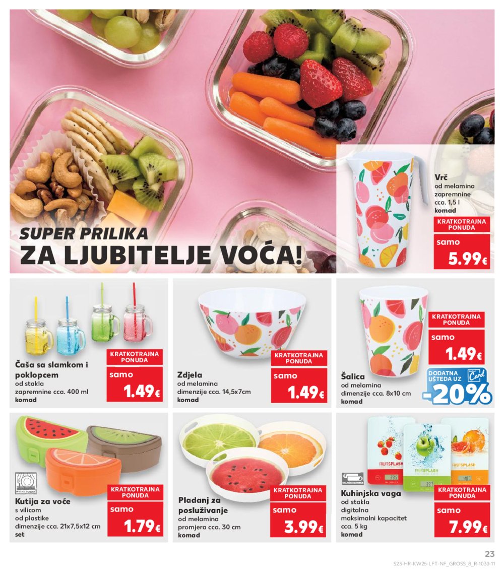 Kaufland katalog Akcija 18.06.-24.06.2025. Odabrane poslovnice