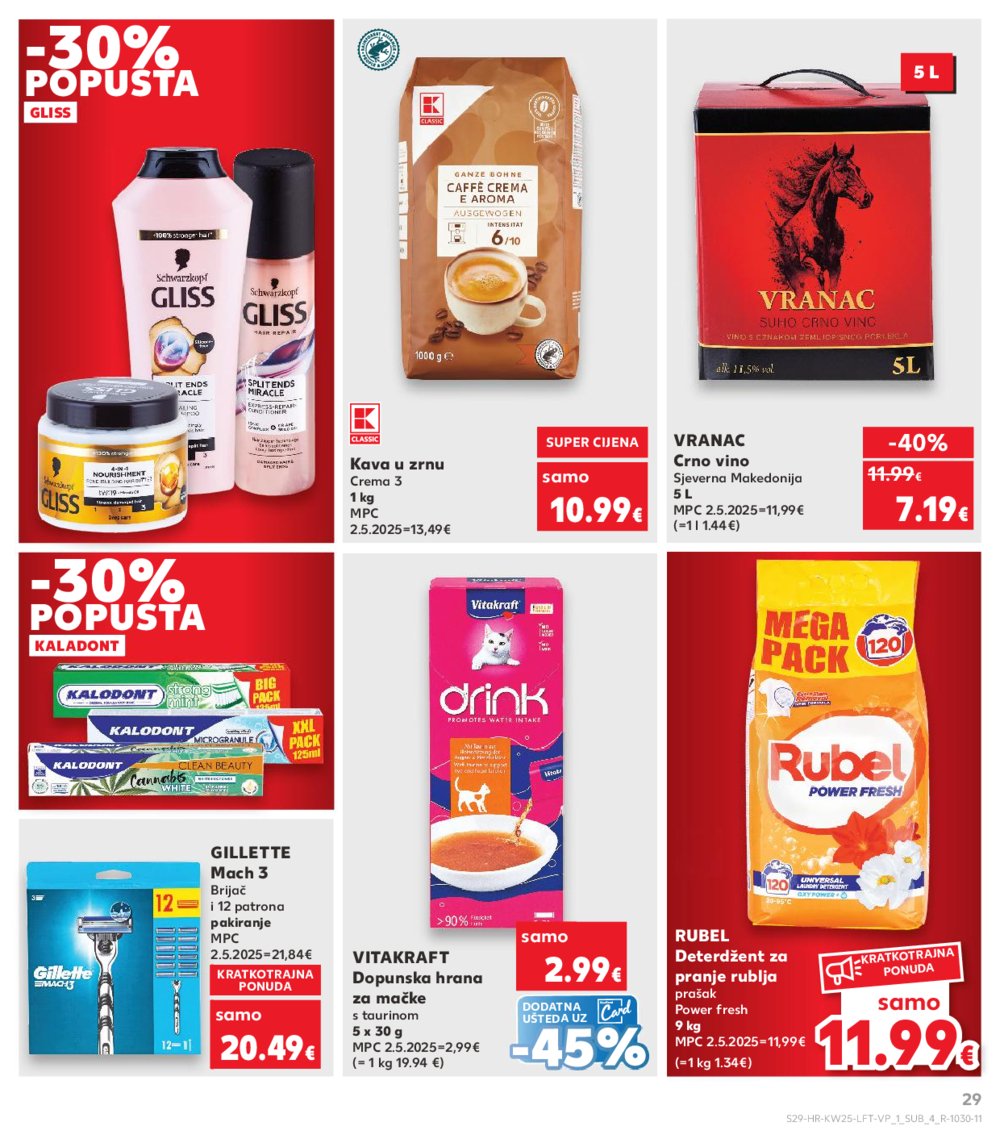 Kaufland katalog Akcija 18.06.-24.06.2025. Odabrane poslovnice