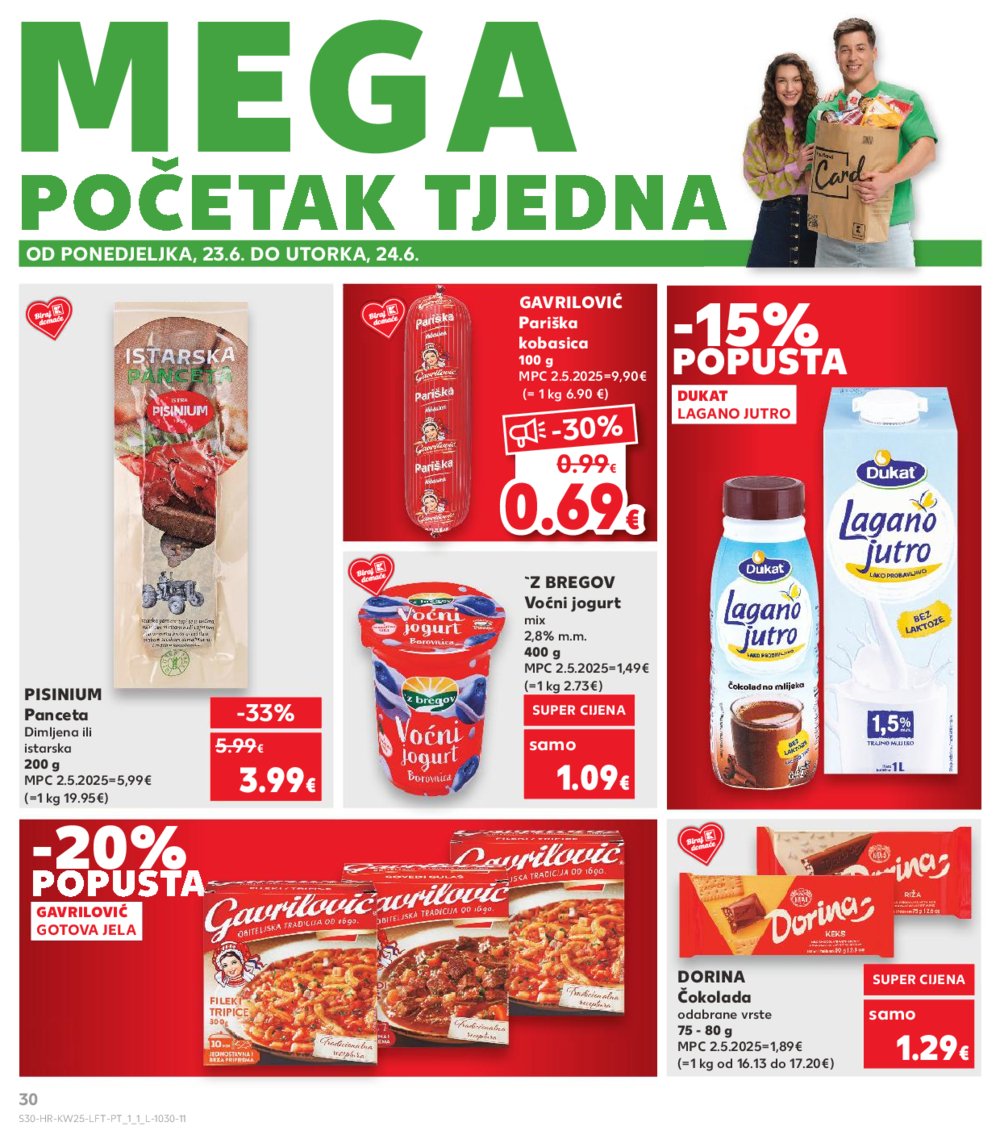 Kaufland katalog Akcija 18.06.-24.06.2025. Odabrane poslovnice