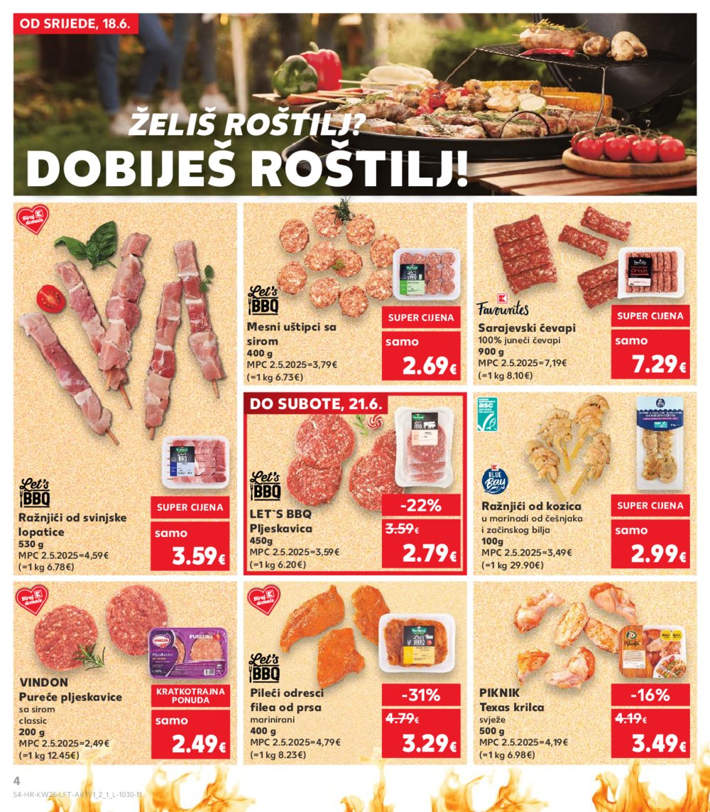 Kaufland katalog Akcija 18.06.-24.06.2025. Odabrane poslovnice