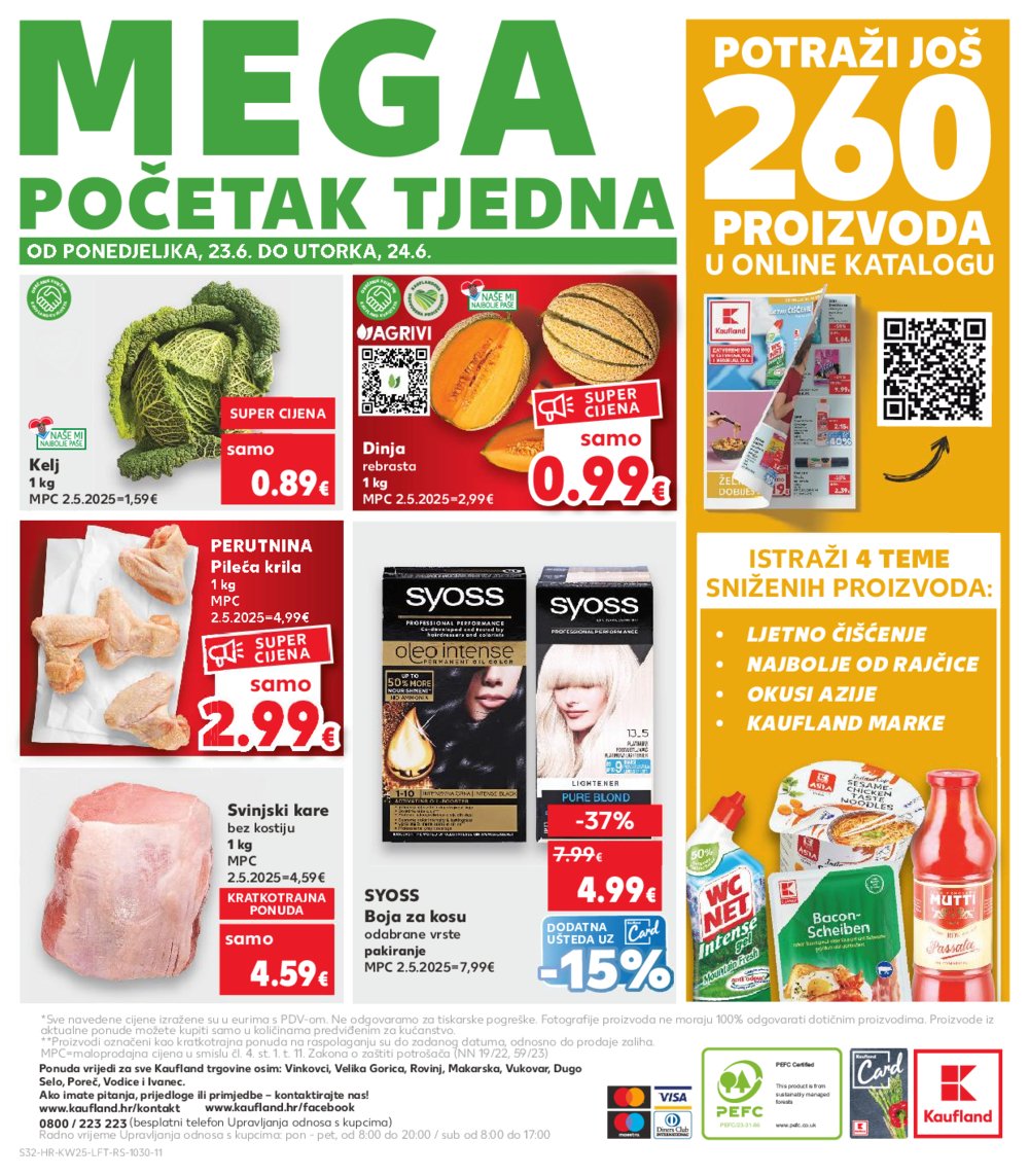 Kaufland katalog Akcija 18.06.-24.06.2025. Odabrane poslovnice