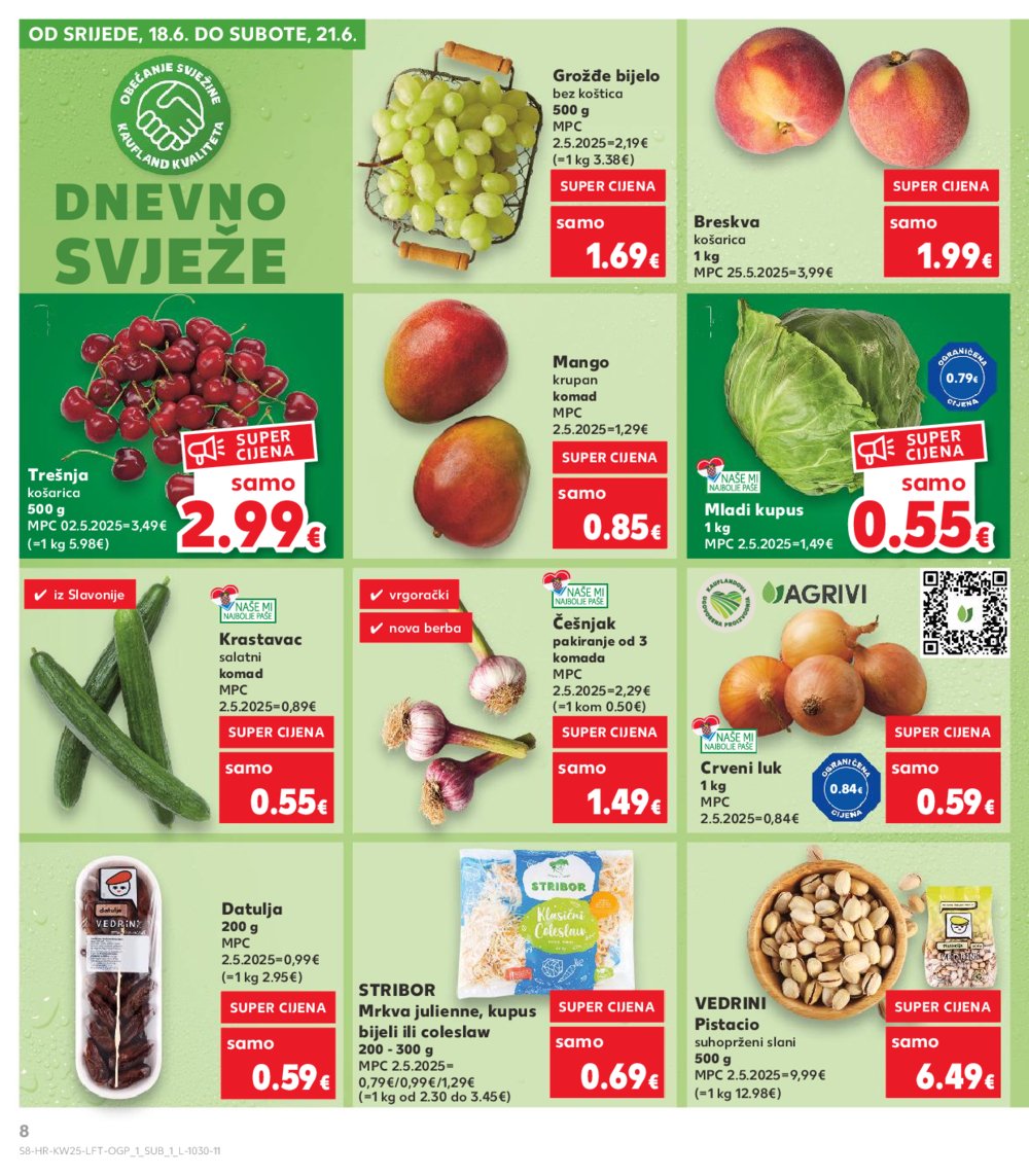 Kaufland katalog Akcija 18.06.-24.06.2025. Odabrane poslovnice