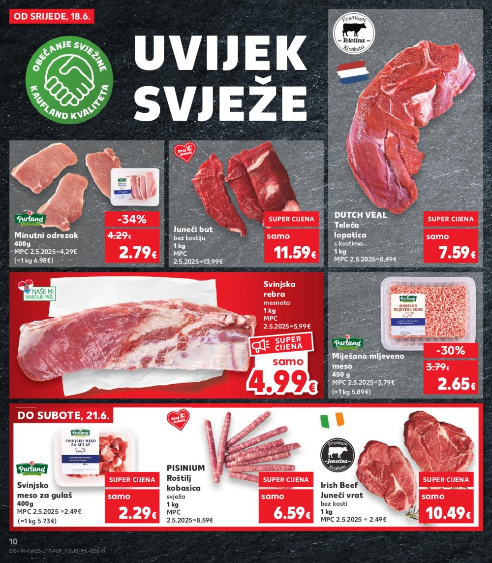 Kaufland katalog Akcija 18.06.-24.06.2025. Odabrane poslovnice