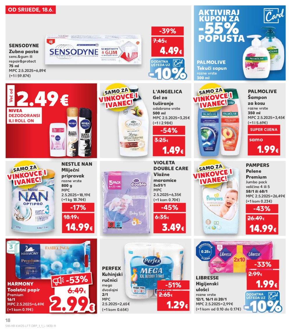 Kaufland katalog Akcija 18.06.-24.06.2025. Vinkovci