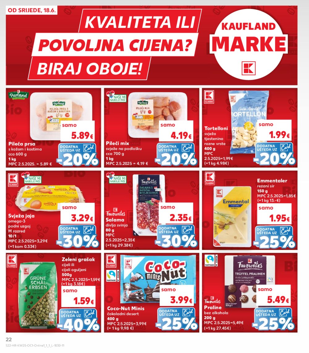 Kaufland Tematski katalog 18.06.-24.06.2025. Odabrane poslovnice