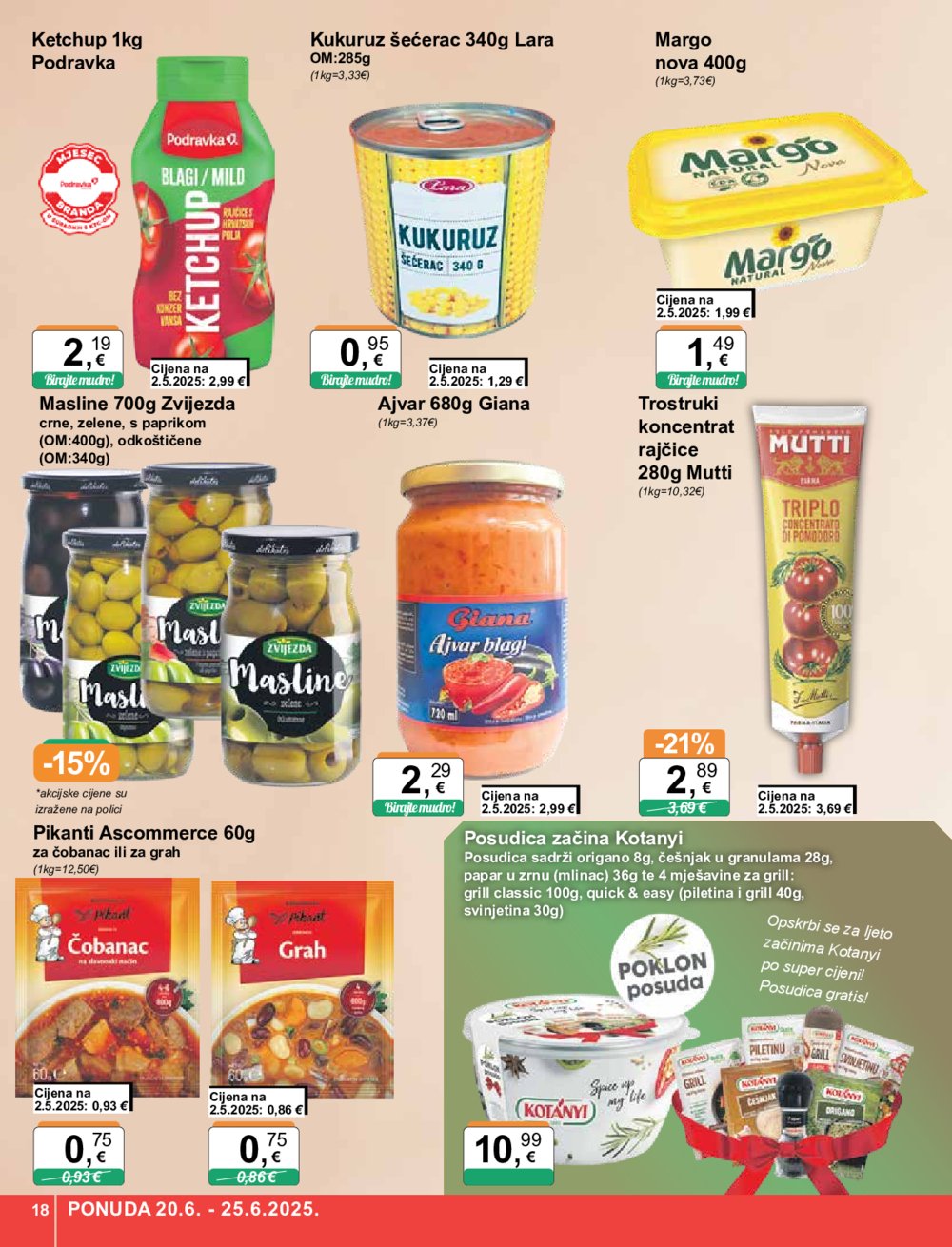 KTC katalog široke potrošnje katalog Akcija 20.06.-25.06.2025.