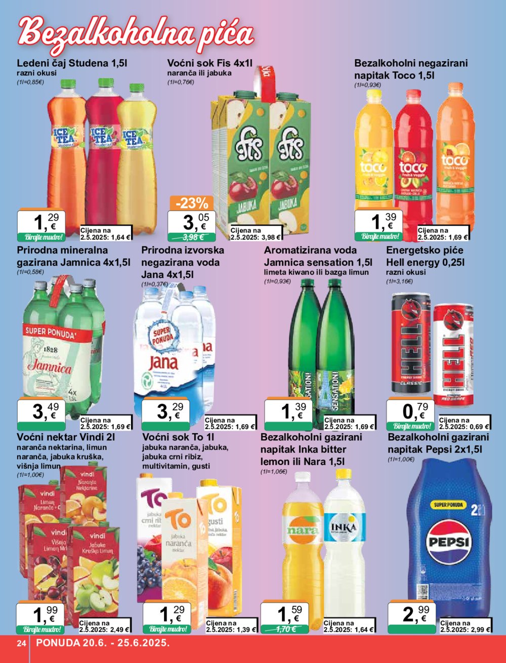 KTC katalog široke potrošnje katalog Akcija 20.06.-25.06.2025.