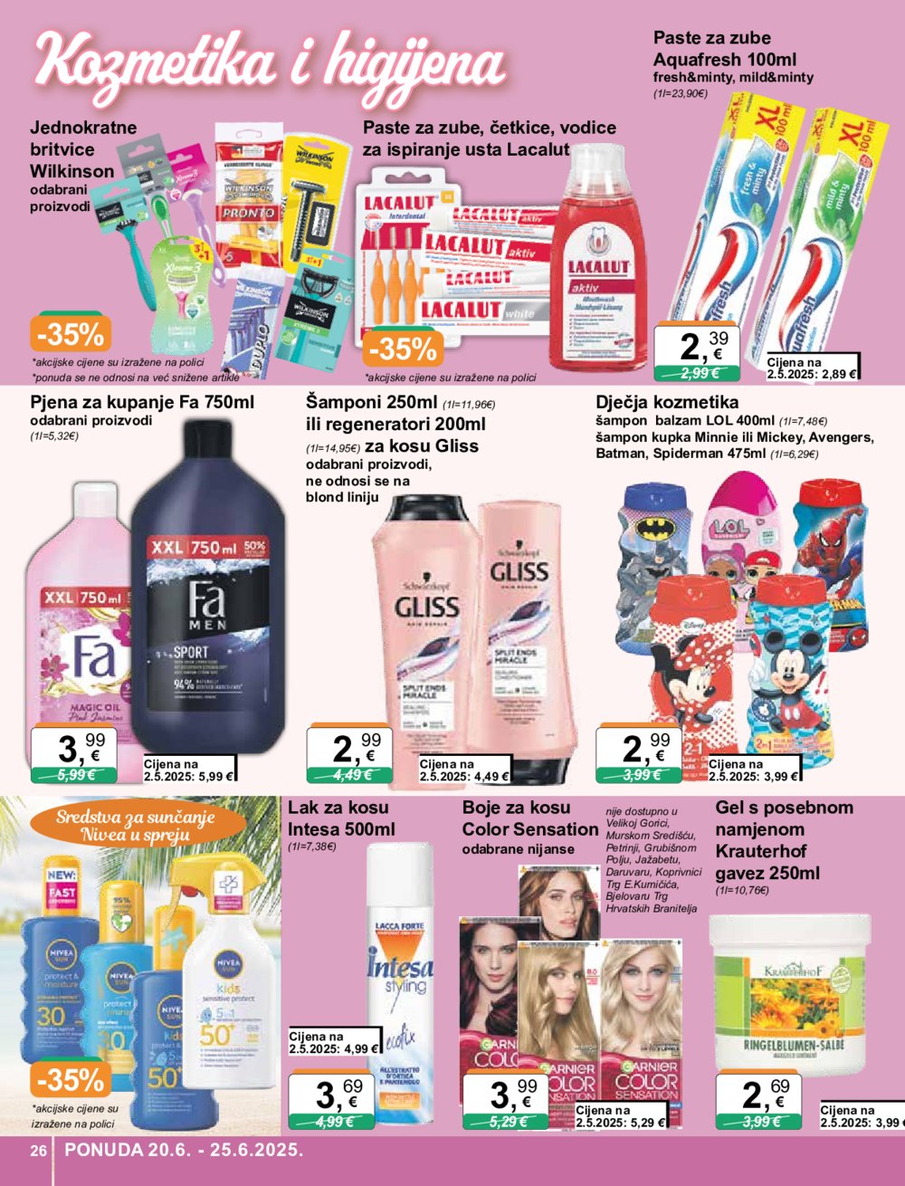 KTC katalog široke potrošnje katalog Akcija 20.06.-25.06.2025.