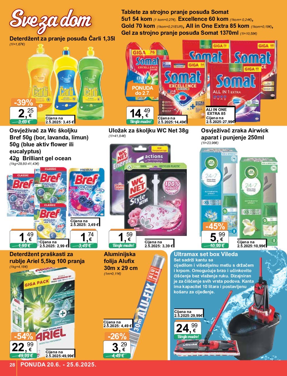 KTC katalog široke potrošnje katalog Akcija 20.06.-25.06.2025.