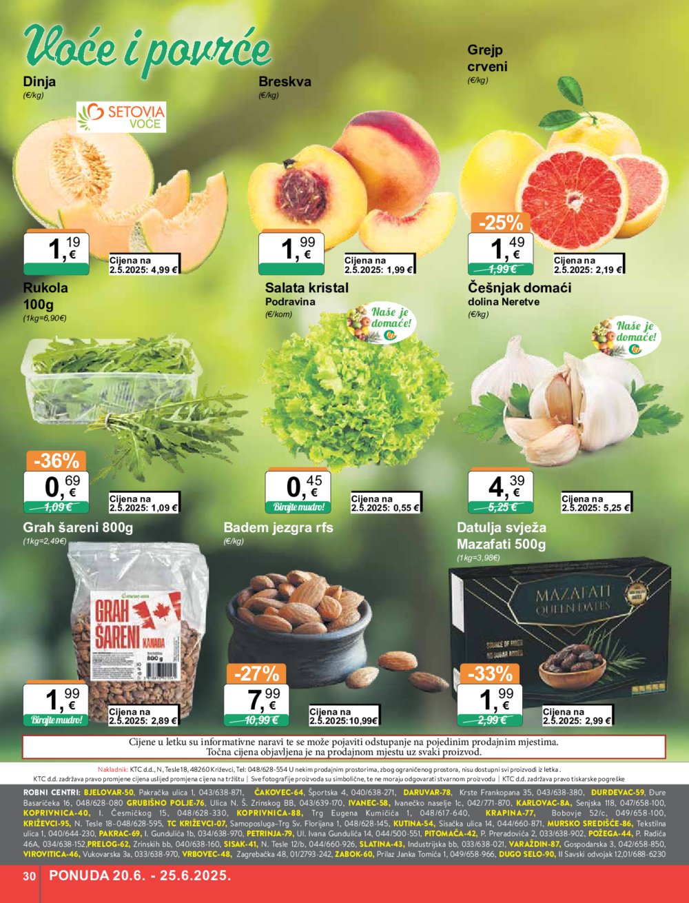 KTC katalog široke potrošnje katalog Akcija 20.06.-25.06.2025.