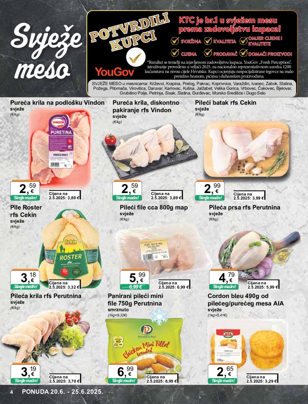 KTC katalog široke potrošnje katalog Akcija 20.06.-25.06.2025.