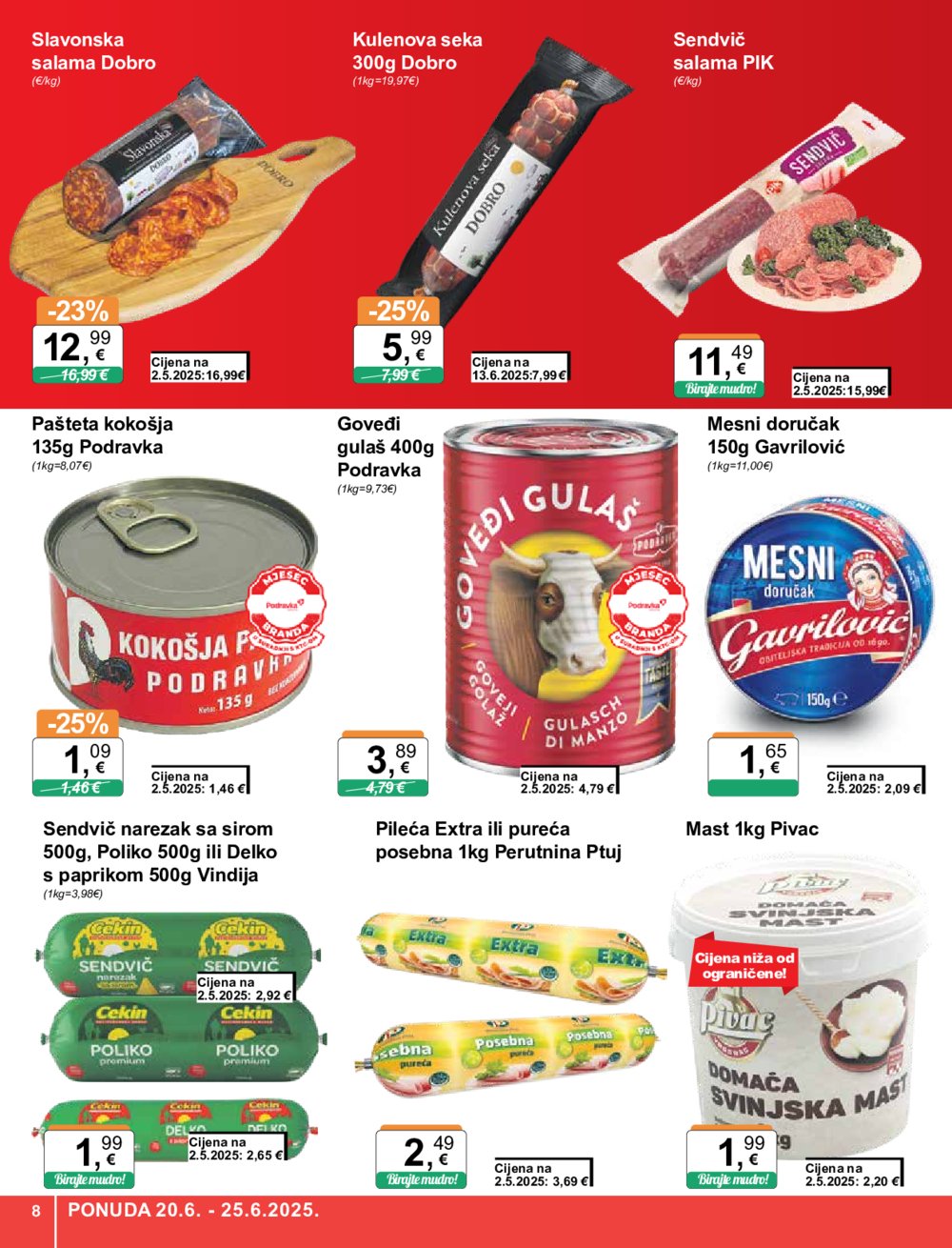 KTC katalog široke potrošnje katalog Akcija 20.06.-25.06.2025.