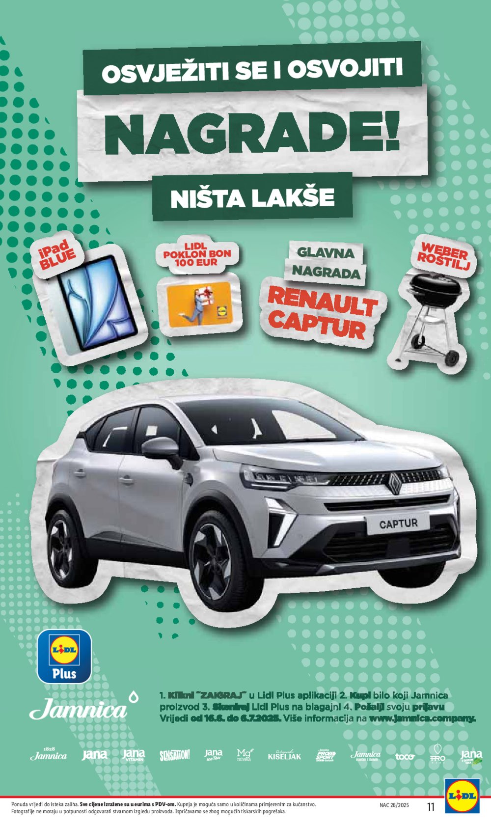 Lidl super ponuda od ponedjeljka 23.06. - 29.06.2025.