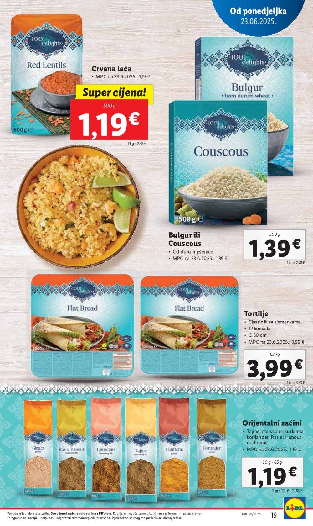 Lidl super ponuda od ponedjeljka 23.06. - 29.06.2025.