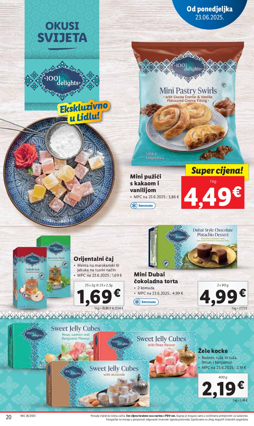 Lidl super ponuda od ponedjeljka 23.06. - 29.06.2025.