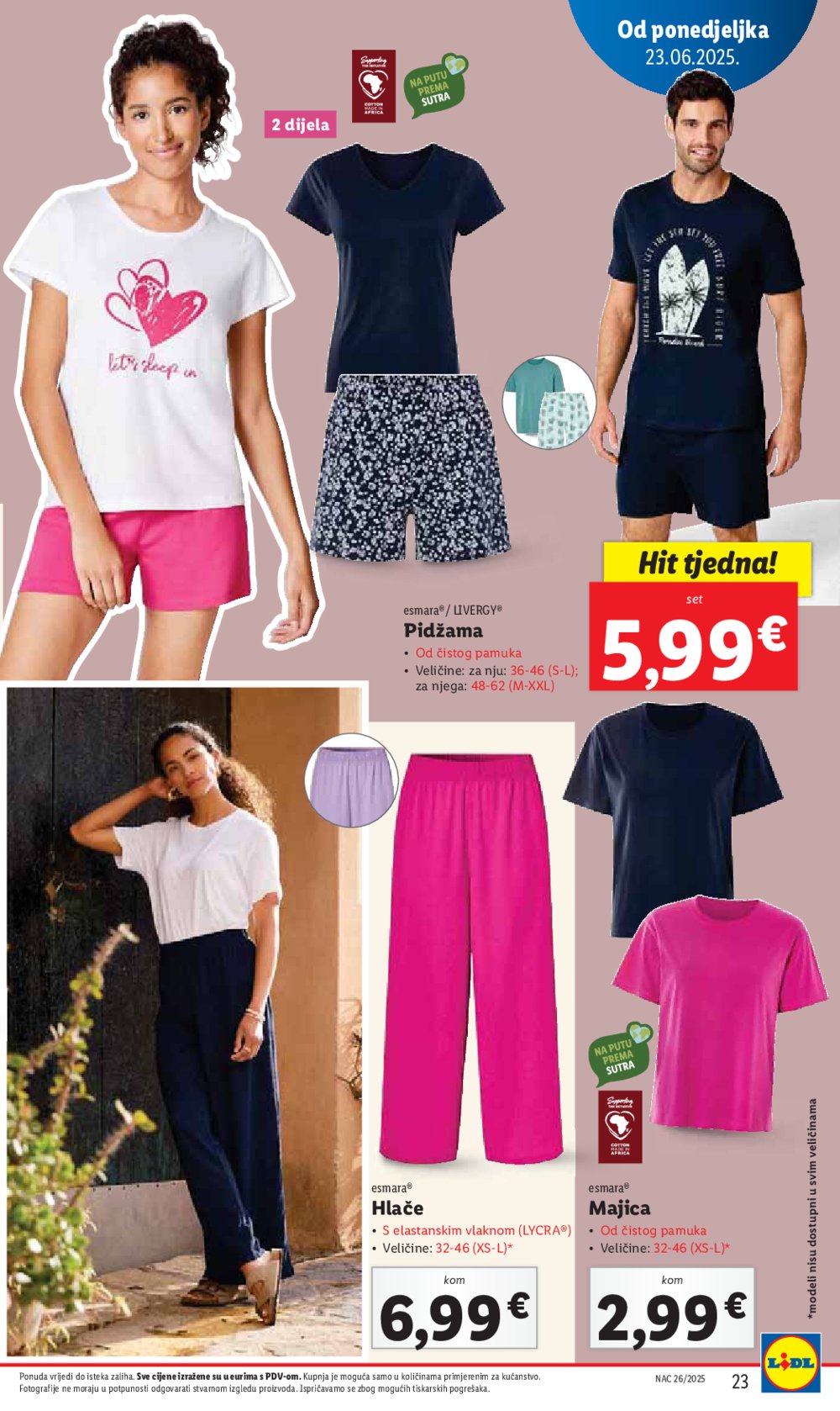 Lidl super ponuda od ponedjeljka 23.06. - 29.06.2025.