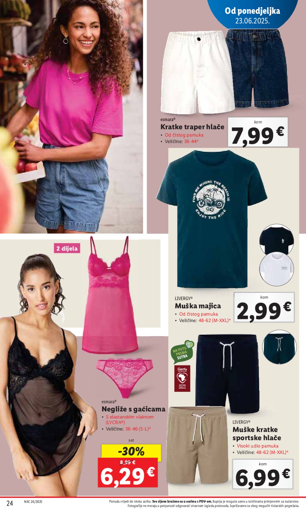 Lidl super ponuda od ponedjeljka 23.06. - 29.06.2025.