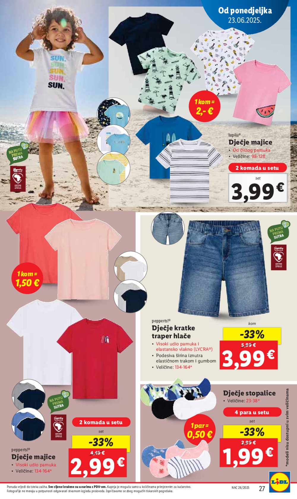 Lidl super ponuda od ponedjeljka 23.06. - 29.06.2025.