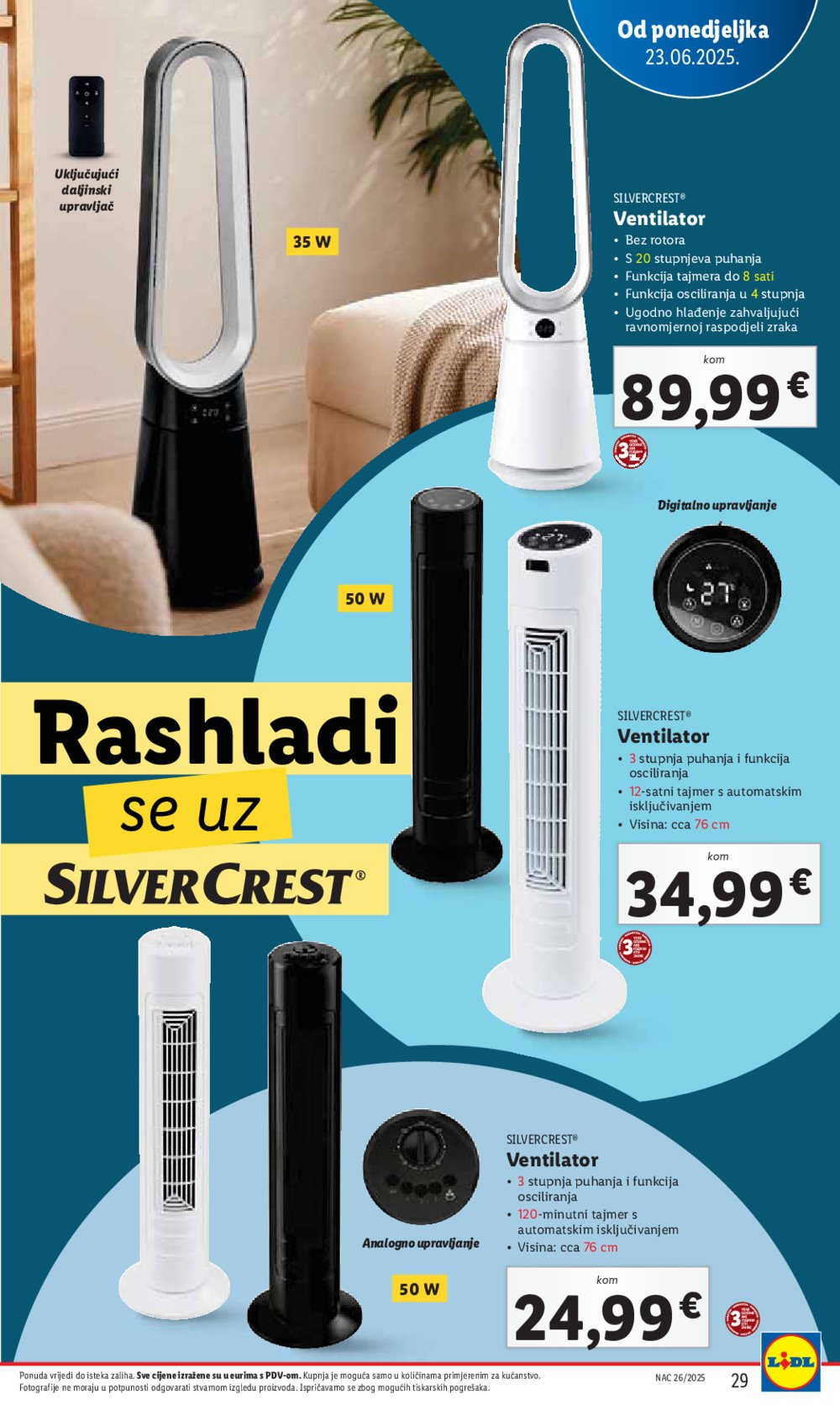 Lidl super ponuda od ponedjeljka 23.06. - 29.06.2025.