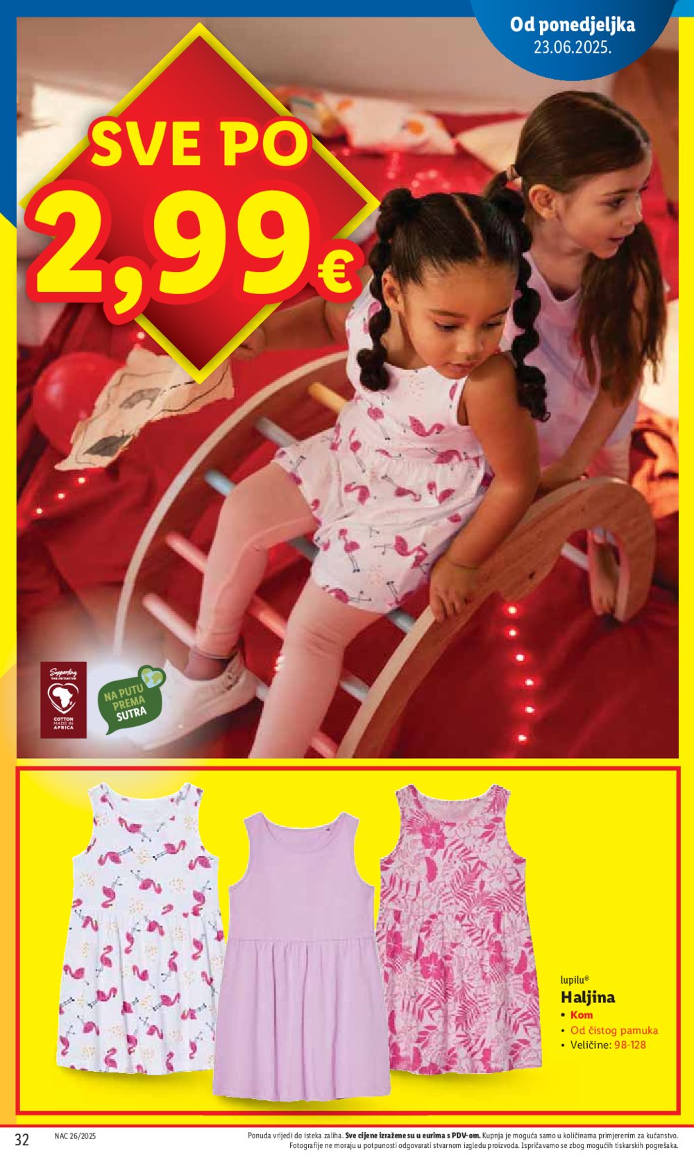 Lidl super ponuda od ponedjeljka 23.06. - 29.06.2025.