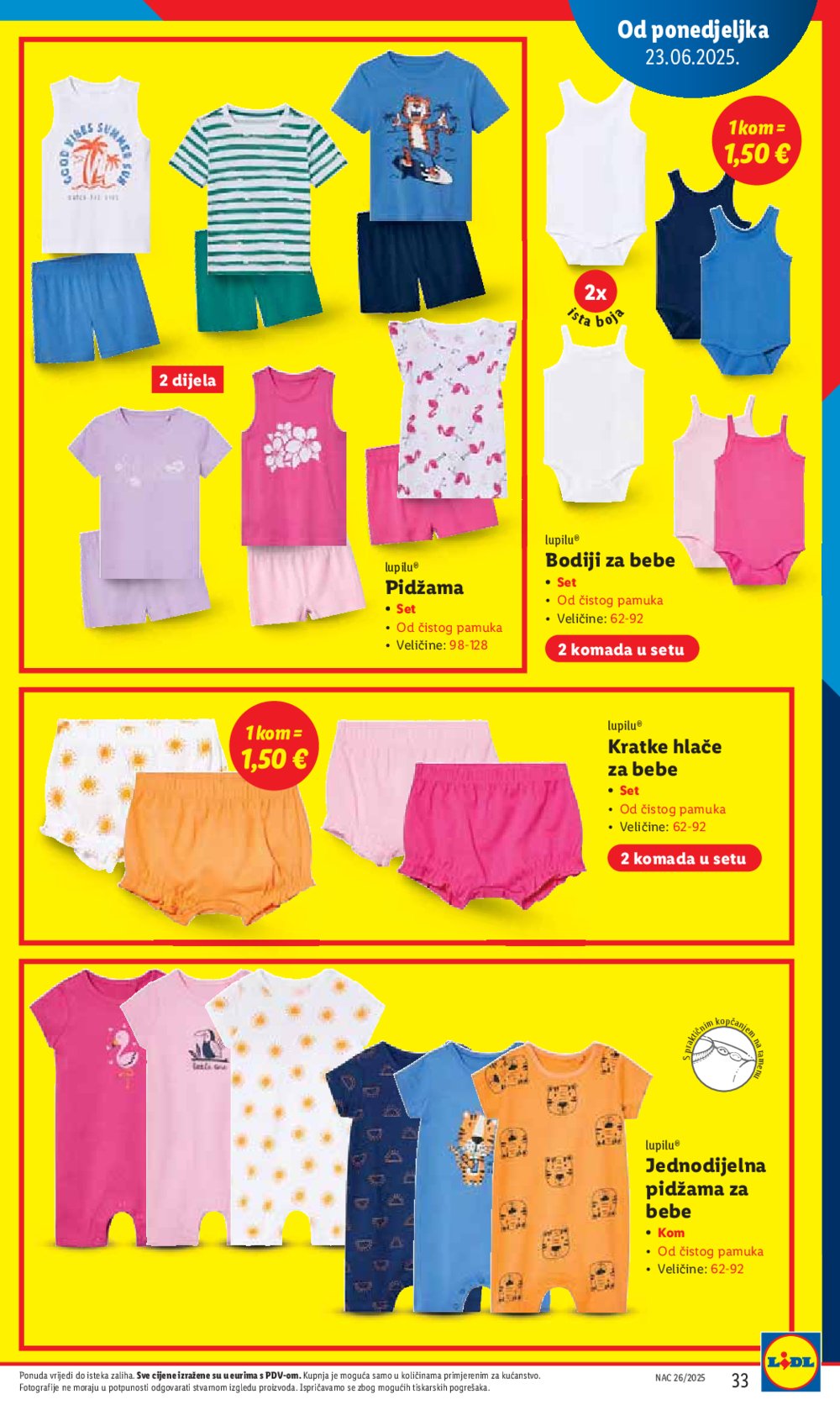 Lidl super ponuda od ponedjeljka 23.06. - 29.06.2025.